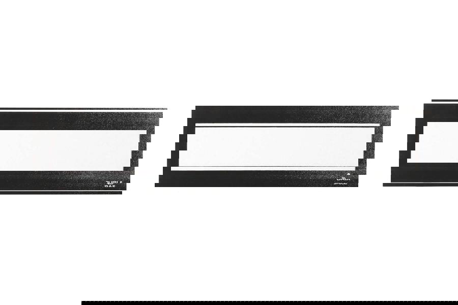 Durable DURAFRAME TOP Magnetic Signage Title Frame for A3 | 5 Pack | Black