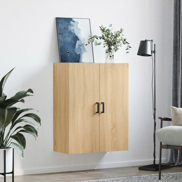 Berkfield Wall Mounted Cabinet Sonoma Oak 69.5x34x90 cm