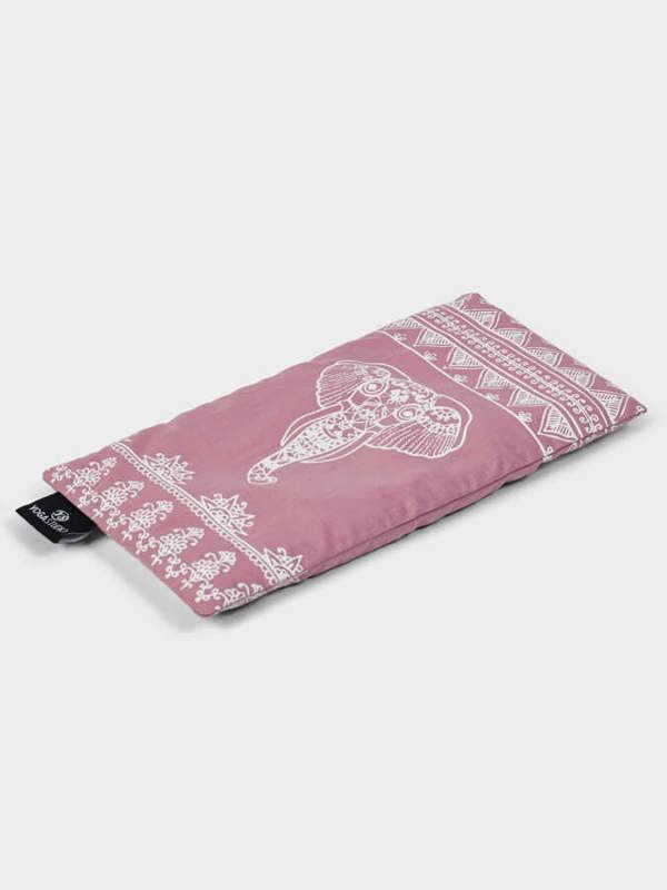 Yoga Studio Lavender & Linseed Aztec Elephant Eye Pillow - Dusty Pink Aztec Elephant