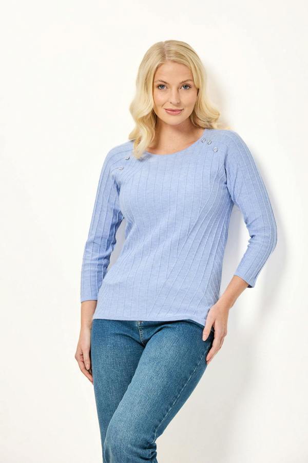 Mudflower All-Over Ribbed Jumper