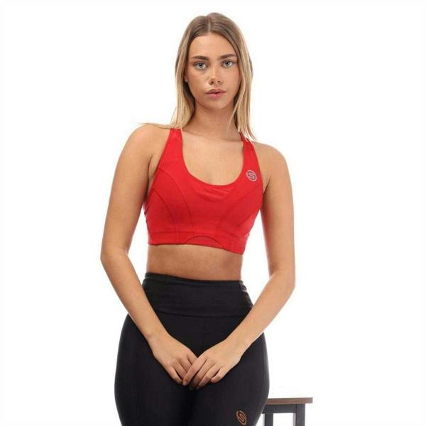 Skins Womens/Ladies Series-3 Sports Bra - Red - 