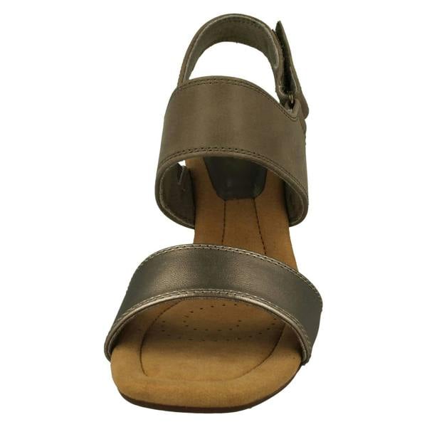 Clarks Ladies Clarks Wedge Heeled Strappy Sandals Kyarra Faye