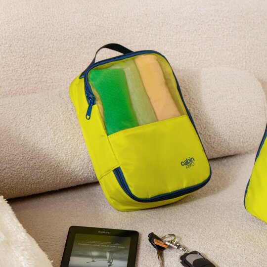 CabinZero Lux Packing Cube (Medium), Premium Structured Organiser for Essentials