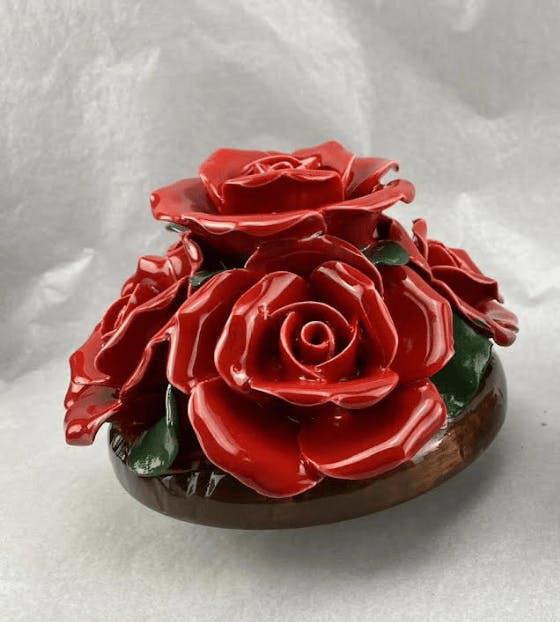 Memorials Direct Cluster of Ceramic Roses