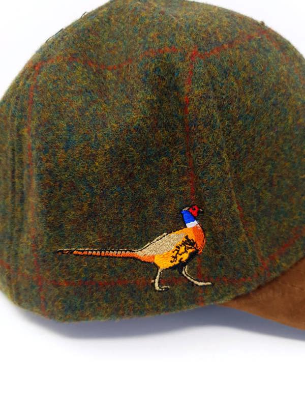 Tweed baseball cap for shooters
