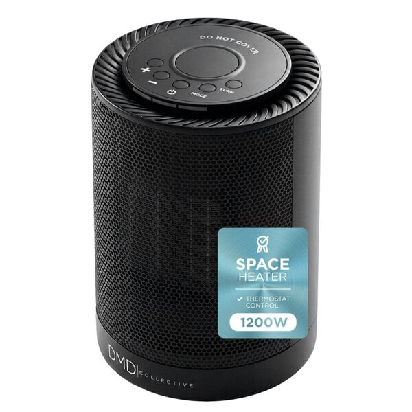DMD Collective 9" Ceramic Space Heater with Oscillation & Timer 1200W