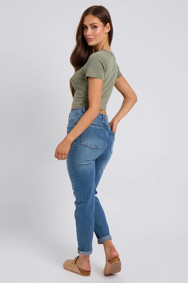 Urban Bliss Blue Mom Jean