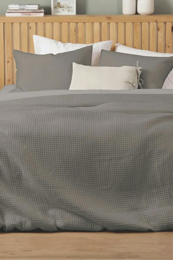 Ezysleep Honeycomb Waffle Duvet Cover Set