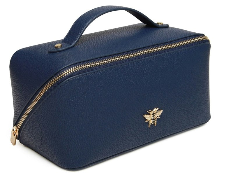 Alice Wheeler Bee Train Case – Fold-Out Beauty Organiser
