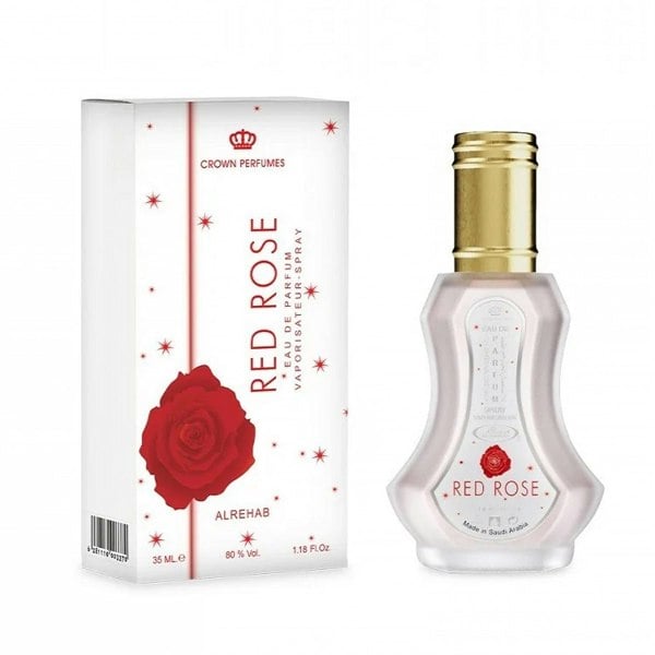 Al Rehab Red Rose EDP 35ml by Al-Rehab - Floral perfume for Women