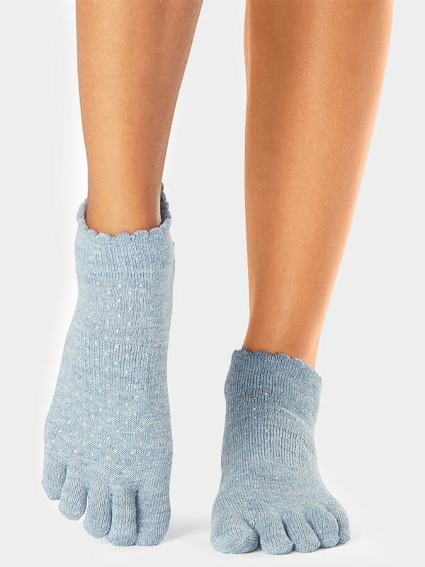 ToeSox Low Rise Full Toe Women's Yoga Grip Socks