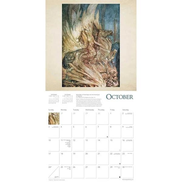 Arthur Rackham Calendar 2027, Wall Calendars, Month To View, Art, Gift