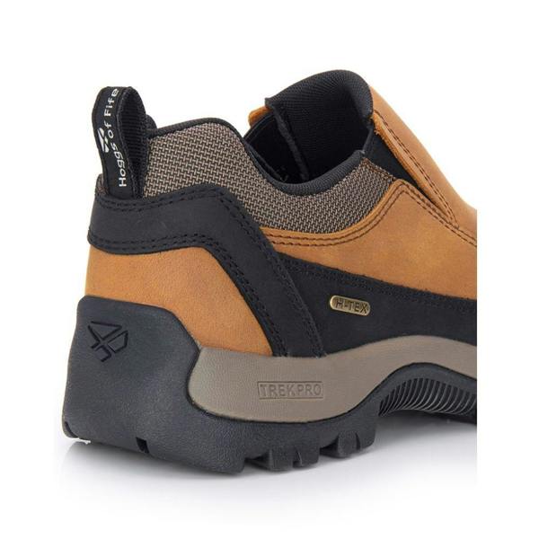 Rear view of Hoggs of Fife Glen Adventure Shoe showing padded heel collar & durable heel support