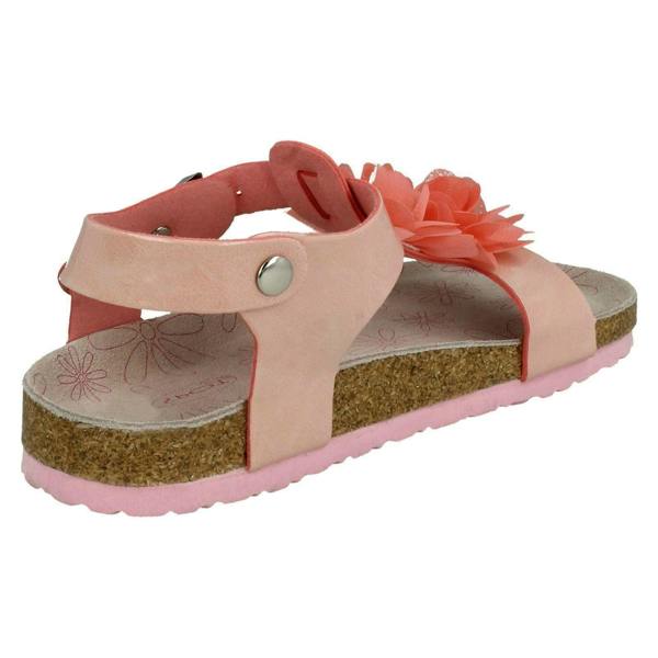 Spot On Girls Spot On Flower Trim Sandals