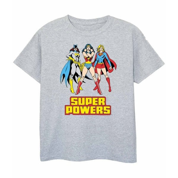 Wonder Woman Girls Super Power T-Shirt - Sports Grey