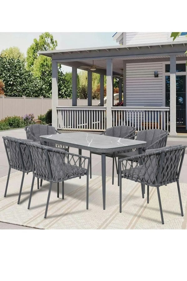 Groundlevel The Sweenie 7 Piece Outdoor Furniture Set