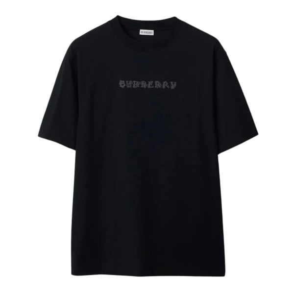 Burberry Paisley Logo Coal Black T-Shirt S