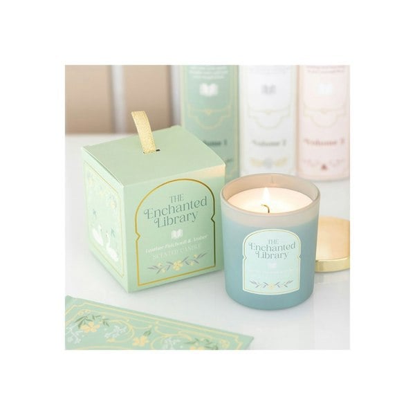 Serano The Enchanted Library Leather, Patchouli & Amber Candle
