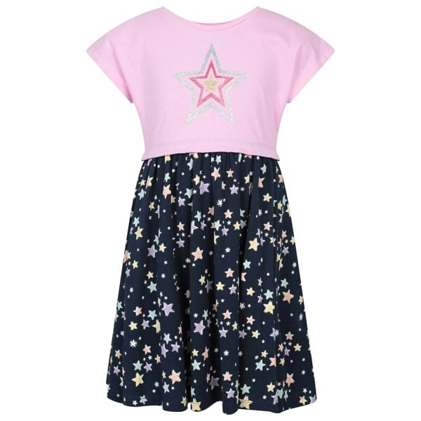 Mountain Warehouse Childrens/Kids Poppy Star Cotton Dress - Navy