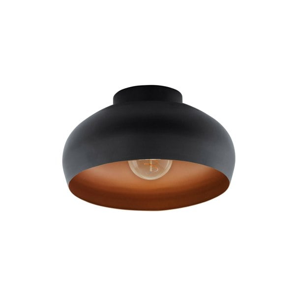 EGLO Mogano 2 Ø 28cm Black/Copper Ceiling Light