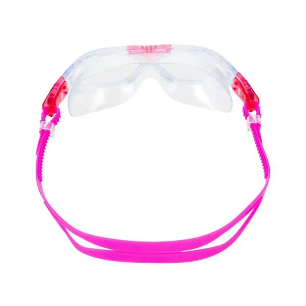 Pink Aquafeel Endurance Pro II swim goggles with clear lenses and adjustable straps
