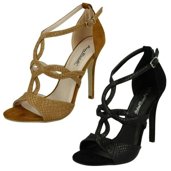 Anne Michelle Ladies Anne Michelle Open Toe T-Bar Heels