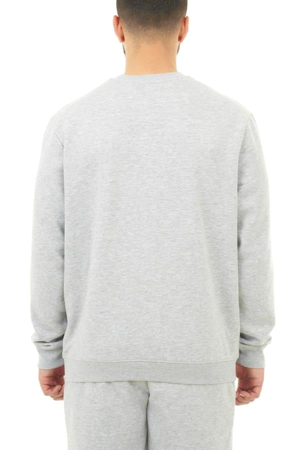Smart Living Mens Polycotton Sweatshirt - Casual Long Sleeve Crewneck Pullover Jumper - Grey