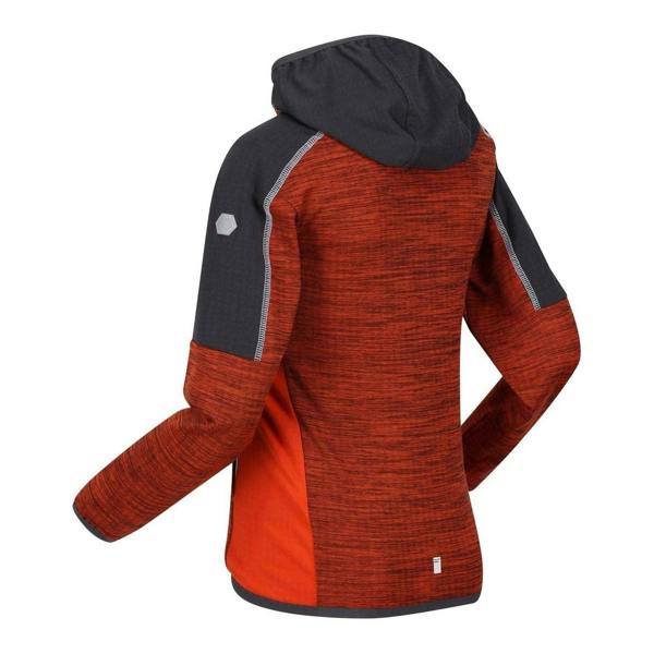 Regatta Childrens/Kids Burnton Raglan Hoodie - Blazing Orange/Rusty Orange - 