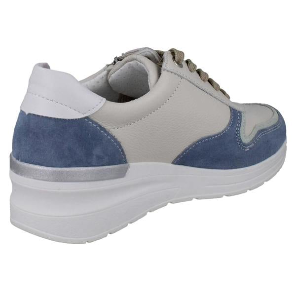 DB Shoes Ladies DB Wide Fit Casual Trainer With A Removable Insole Bat
