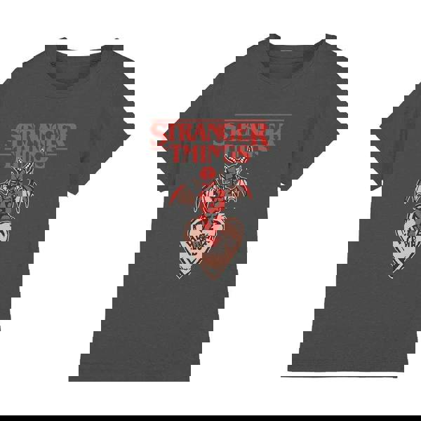 Stranger Things Childrens/Kids Hellfire Heart T-Shirt - Charcoal - 