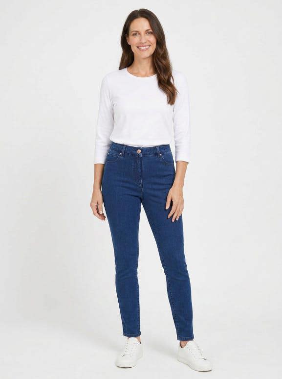 PennyPlain 5 Pocket Denim - Blue Wash
