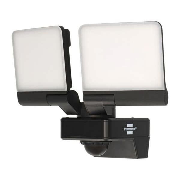 Brennenstuhl Connect WiFi LED Duo Floodlight with motion sensor WFD 3051 P / LED Security Light 36W - 4300 Lumen