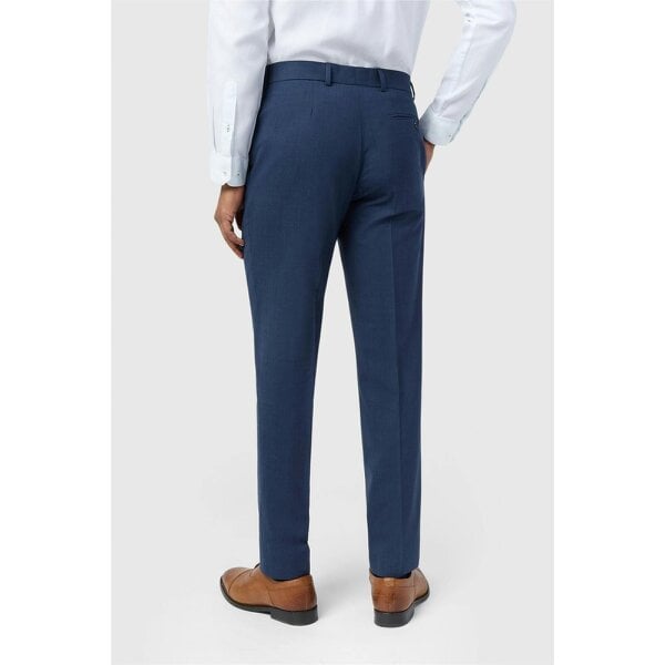 Ted Baker Slim Fit Performance Blue Panama Trousers