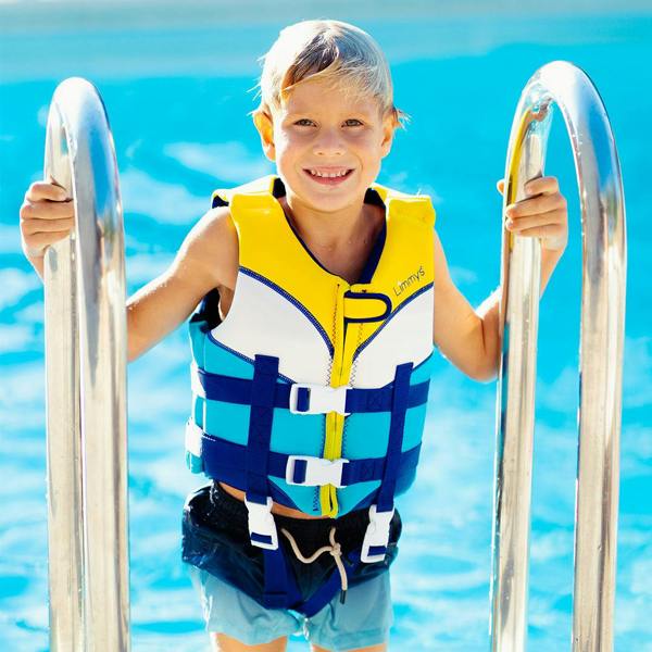 Limmys Premium Neoprene Swim Vest - Sunshine Blue