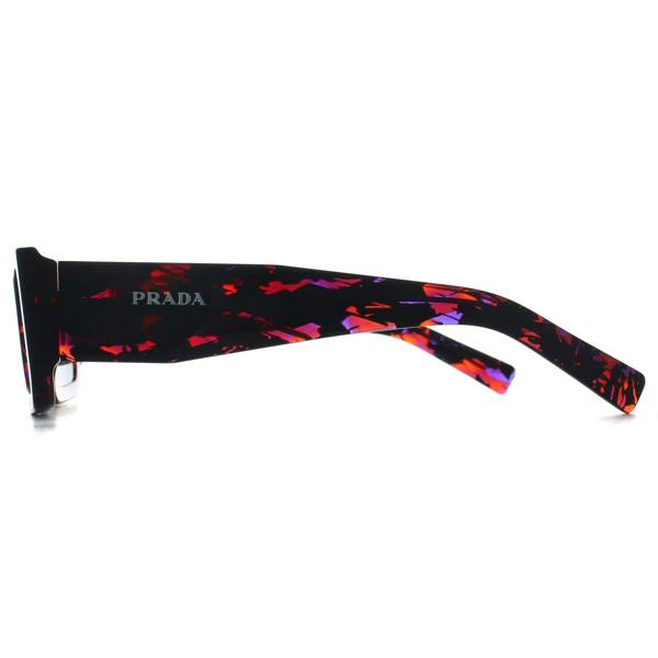 Prada Sunglasses PR06YS 06V5S0 Abstract Orange Dark Grey