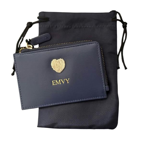 Love EMVY Signature Heart Leather Coin & Card Purse