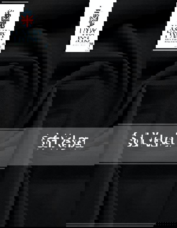 Luxury Living Triple Woven Blackout Velvet Diamante Ring Top Curtains