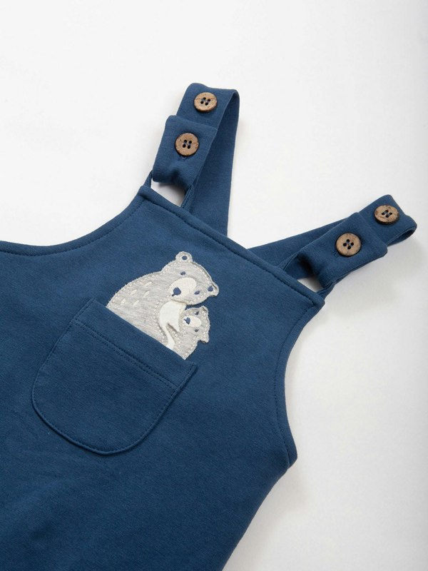 Kite Baby Organic Snuggle Bear Dungarees