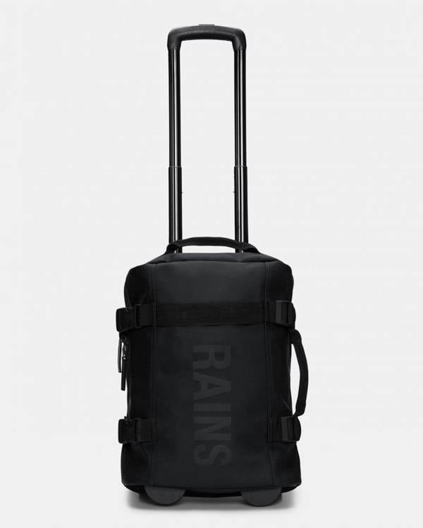 Rains Texel Cabin Bag Mini - 01 Black - CHO - Designer Unisex Bags