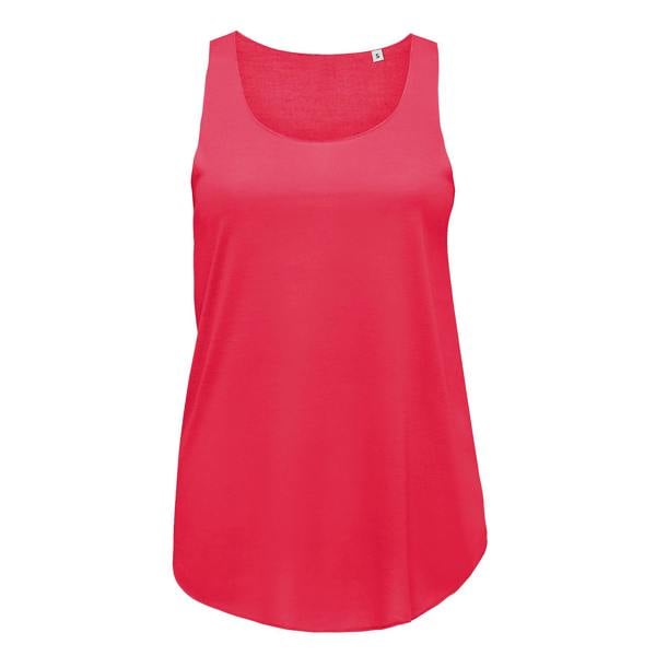 SOLS Ladies Jade Tank Top - Neon Coral