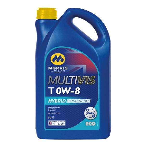 Morris Multivis ECO T 0W-8 Fully Synthetic Engine Oil ILSAC GF-5 API SN