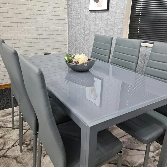 Kosy Koala Dining Table Set with 6 Chairs Dining Room and Kitchen table set of 6