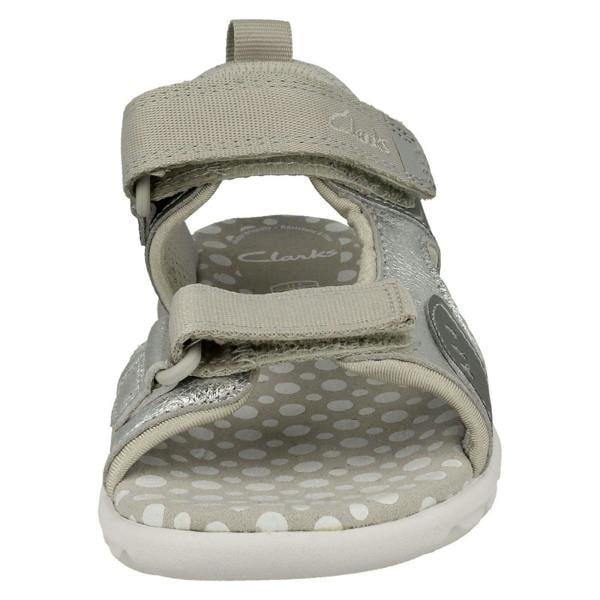 Clarks Childrens Clarks Hook And Loop Sandals Rocco Tide K