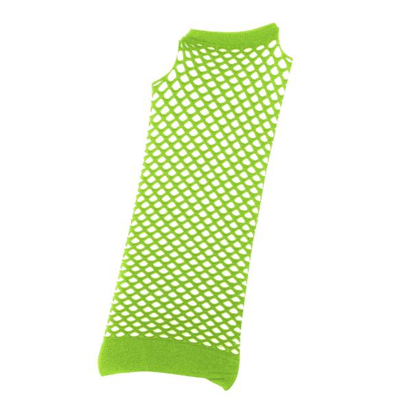 Bristol Novelty Unisex Adults Fingerless Fishnet Gloves (1 Pair) - Green - 