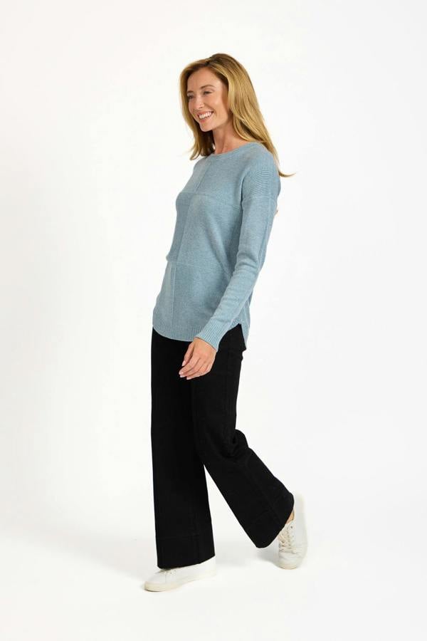 Mudflower Cable-Knit Block Jumper
