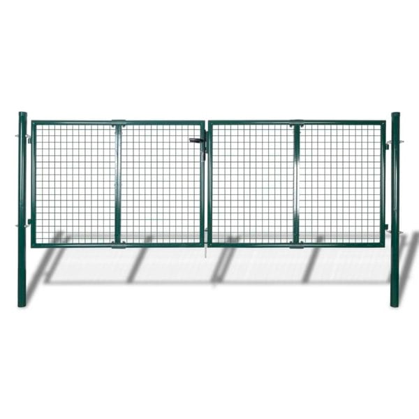 Berkfield Garden Mesh Gate Fence Door Wall Grille 289 x 75 cm / 306 x 125 cm