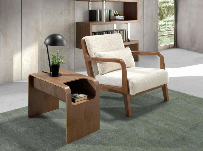 Angel Cerdá White Fabric Armchair 5100