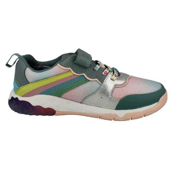 Clarks Girls Clarks Rainbow And Mermaid Tail Design Trainers Tidal Star K