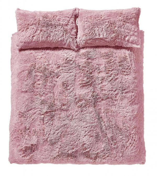 Cuddly Blush Pink Duvet Cover Set