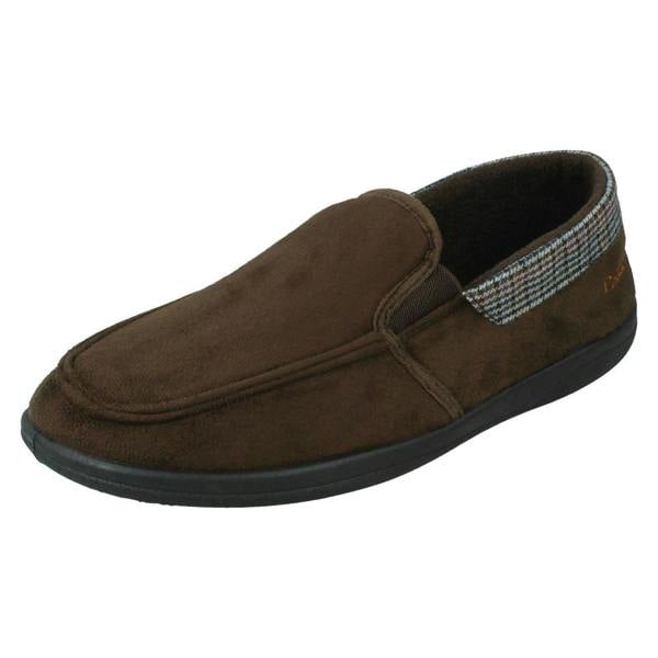 Padders Mens Padders Slip On Memory Foam Slippers Stan